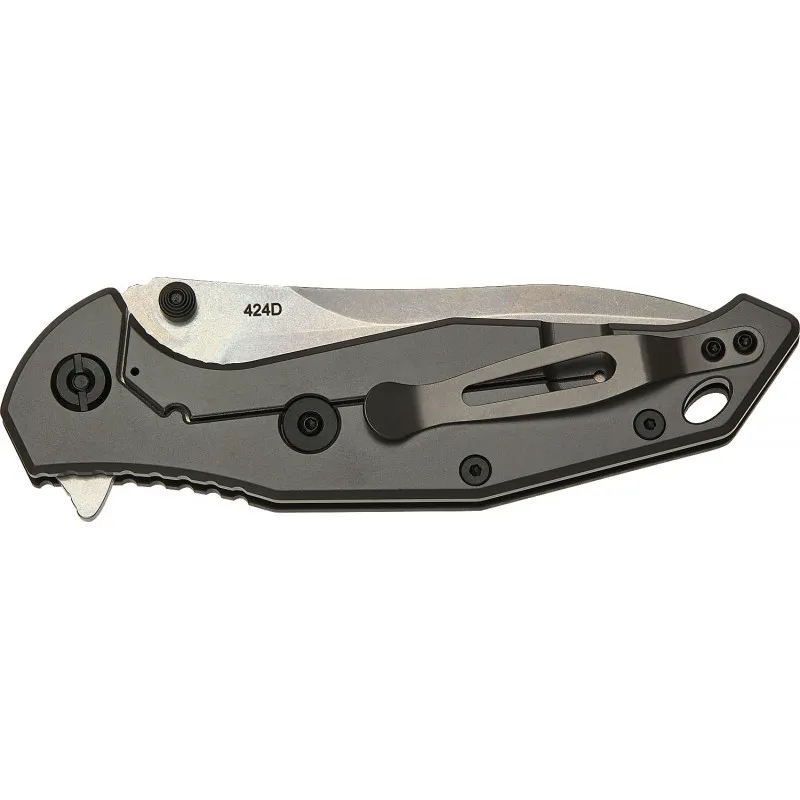 Нож раскладной SKIF Adventure II SW. Светлое (классическое) лезвие. Длина 223 мм. Черный. 6