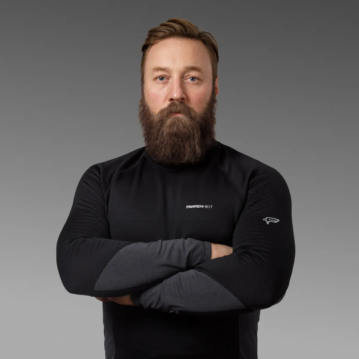 Термокофта Fahrenheit Polartec® Power Grid® Multizone. Black/graphite 3