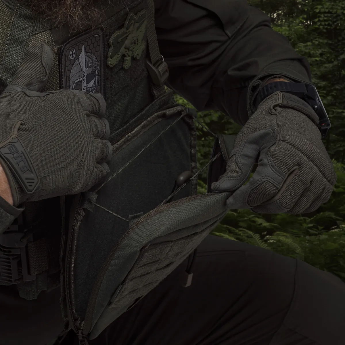 Административный подсумок PRO. Cordura 1000. Крепление Molle. Олива 4