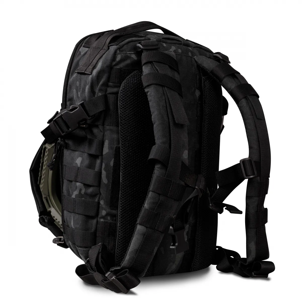 Тактический рюкзак DP20 на 20 л. Cordura 1000D. Крепление Molle. Мультикам черный 4
