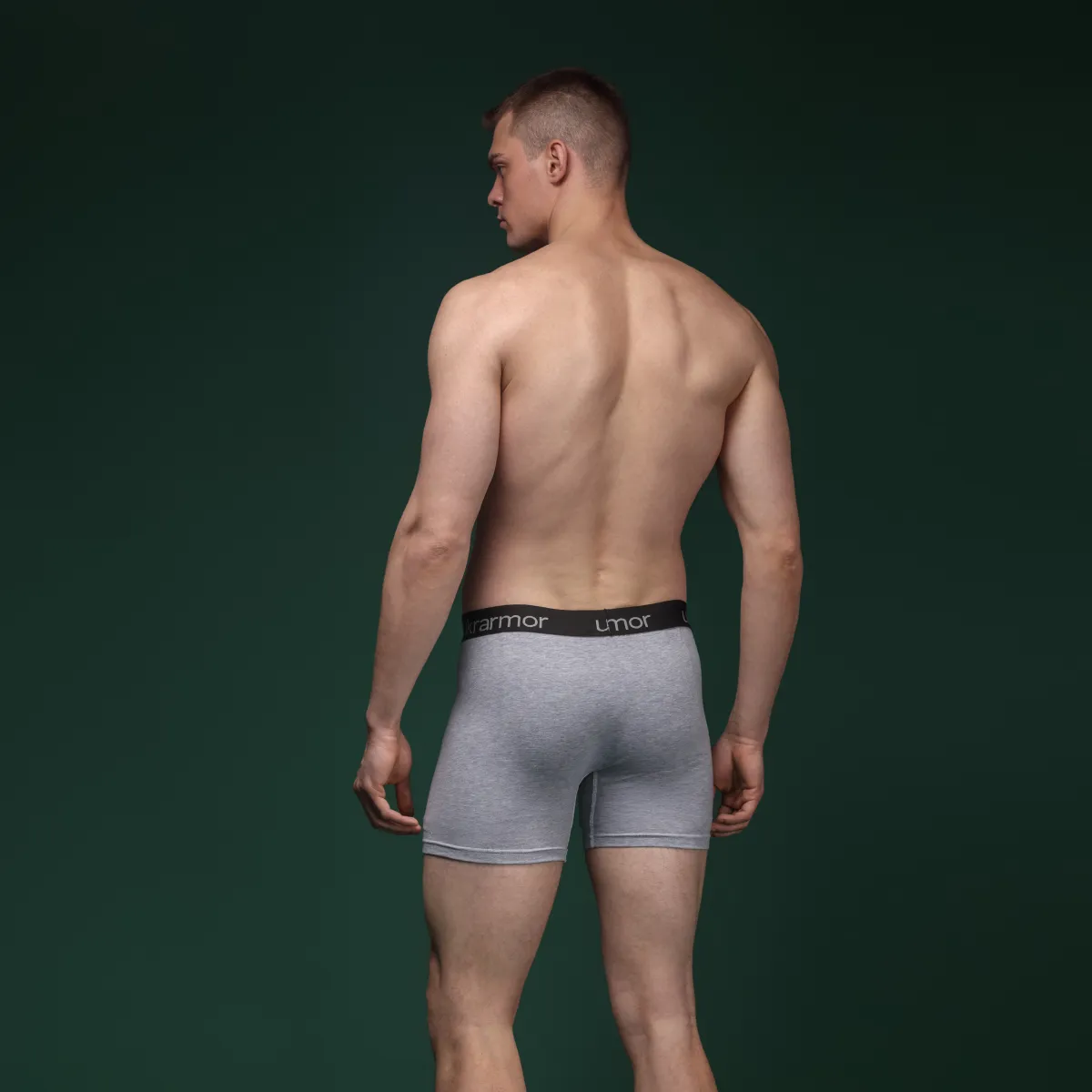 Комплект чоловічих трусів Soldier's Boxer (3 шт). Матеріал Charged Cotton. Сірі 4