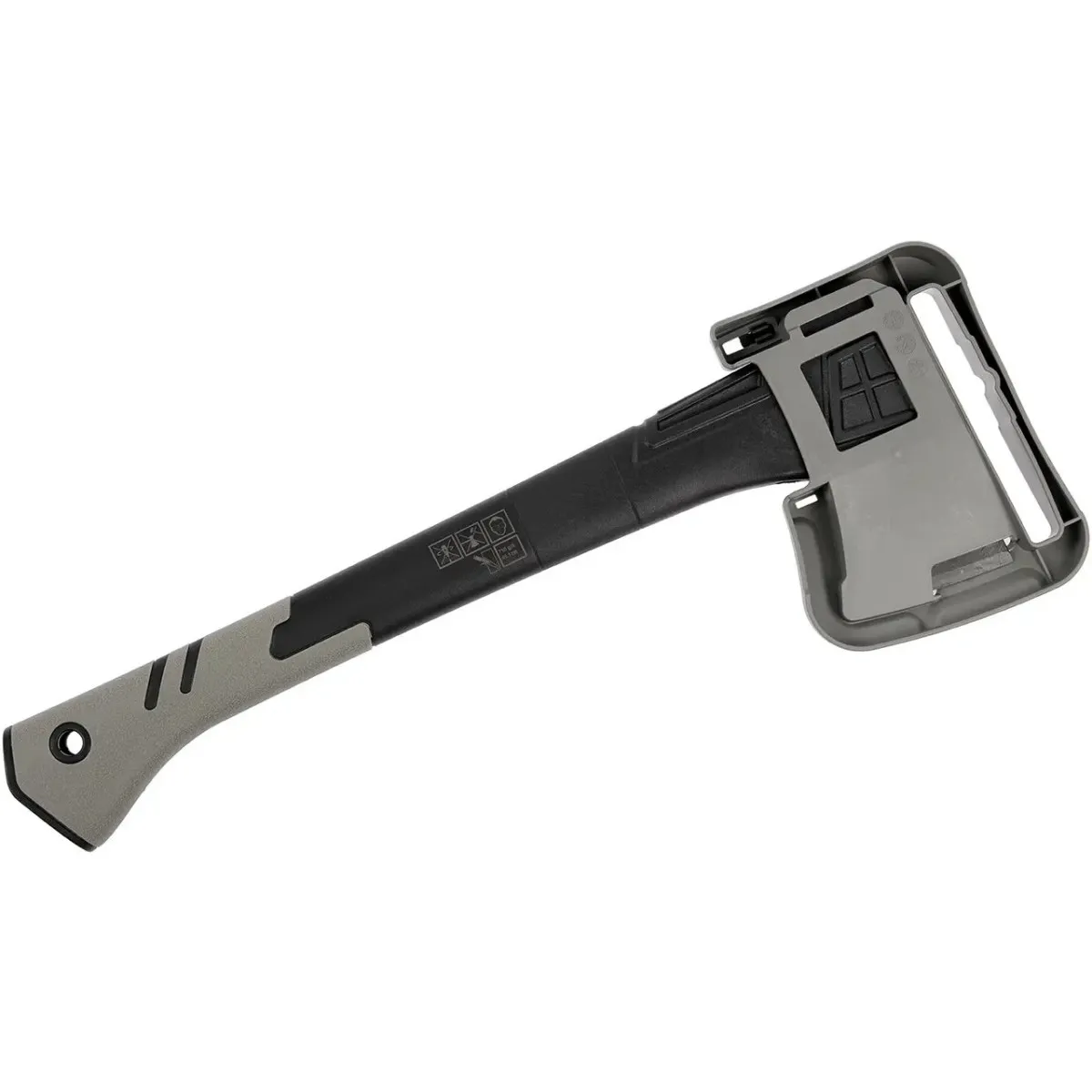 Сокира Active Gardener сіра з полімерним прогумованим руків’ям, метал High Carbon Steel 4