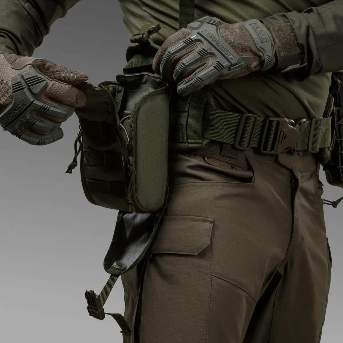 Подсумок-органайзер аптечка. Крепление Molle. Cordura 500D. Олива 8