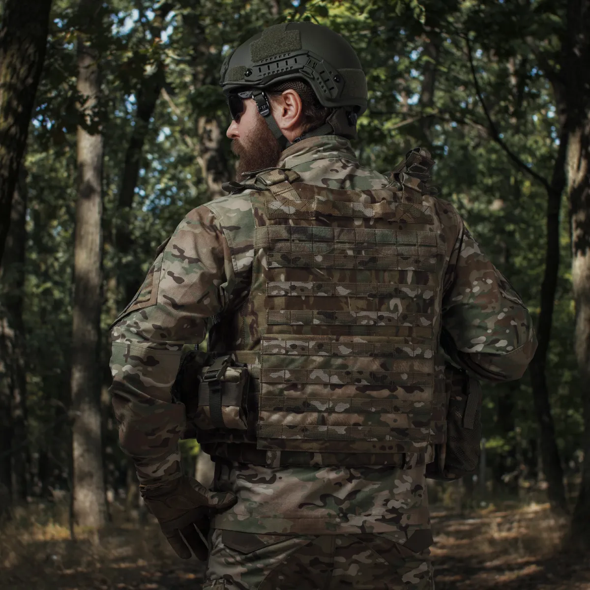 Комплект спорядження Vest Full (based on IBV) S/M без балістичного захисту. Мультикам 8