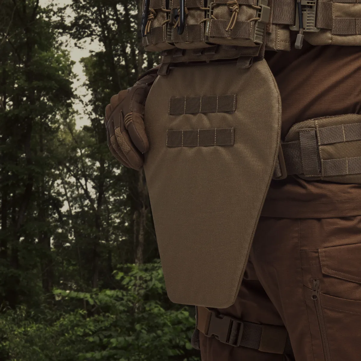 Противоосколочный фартук 1-го класса защиты (с баллистическим пакетом). Размер XL. Койот 8