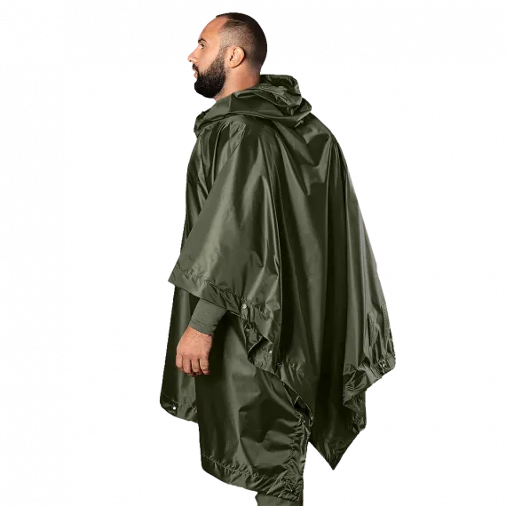 Пончо Piligrim 2.0 Rip-Stop. Влагостойкое с расширенной горловиной. Олива 2