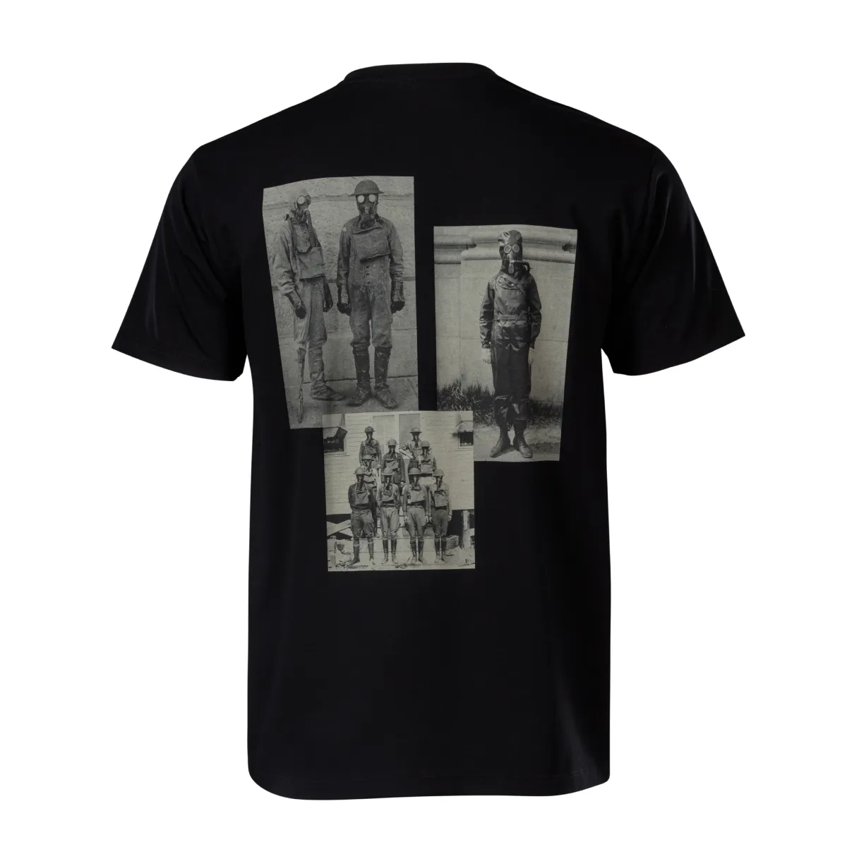 Футболка чоловіча Basic Military. Gasmask Grins. Cottone/Elastane, чорний 5
