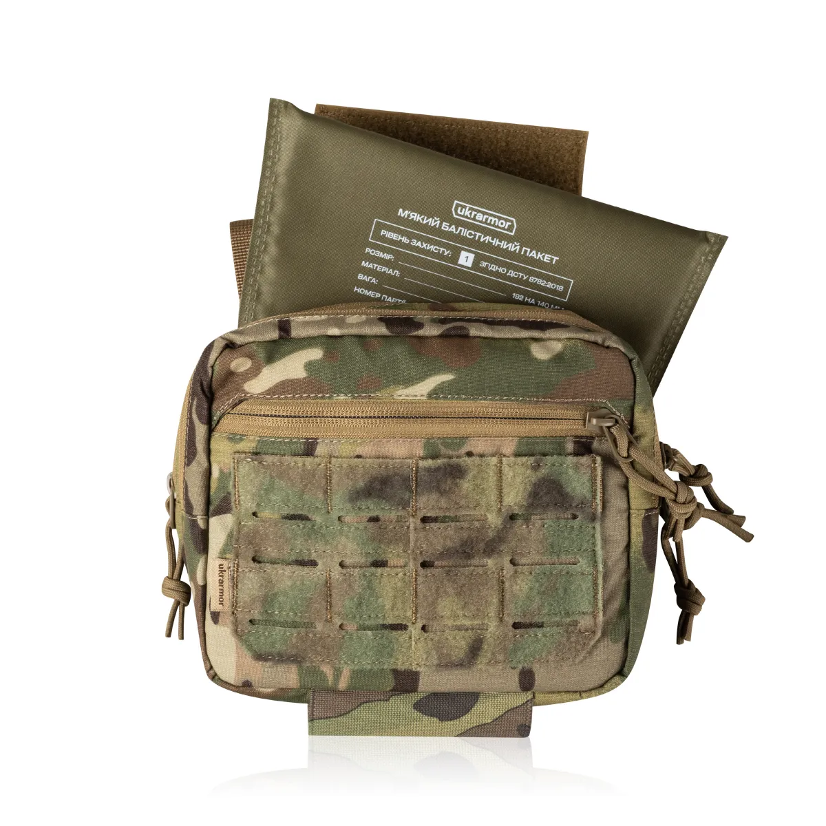 Сумка-напашник PRO 1-го класу захисту. Розмір L (16х22 см). Матеріал Cordura 1000. Мультикам 4