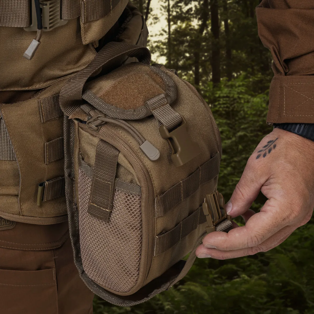 Аптечка збільшена PRO (підсумок-органайзер). Cordura 1000. Койот 3