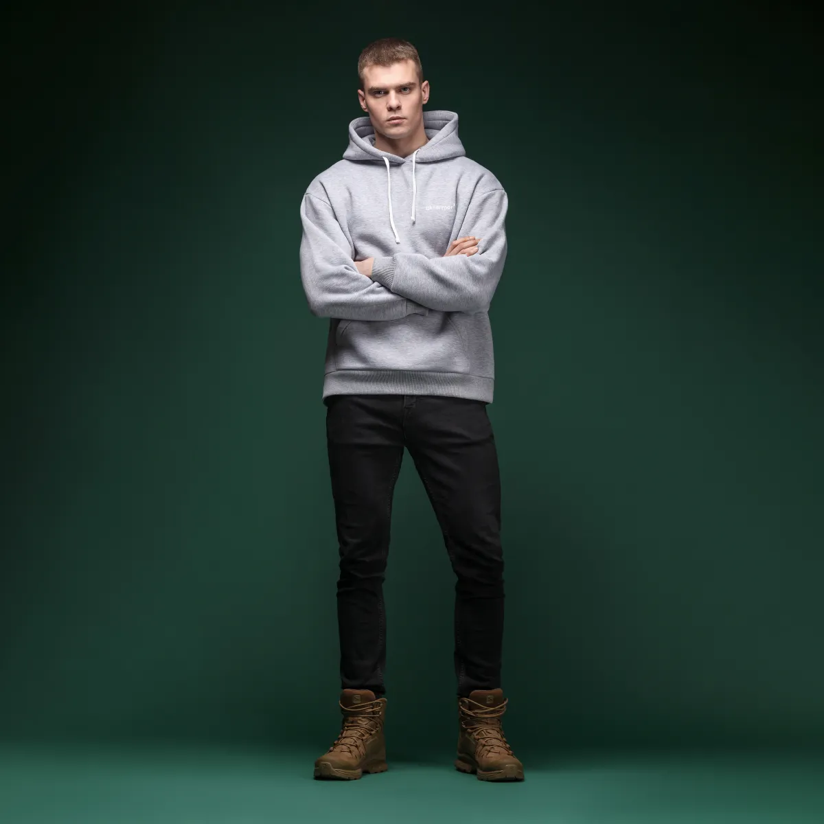 Худі Ukrarmor Rush Hood. Його ще називають толстовка. Сірий 2