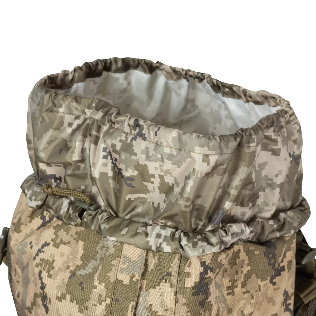 Тактичний рюкзак на 75 л з чохлом від дощу. Тканина Cordura 1000 D. Піксель 4