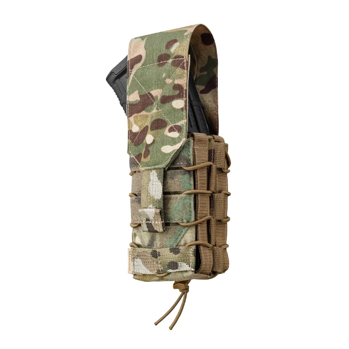 Подвійний закритий підсумок з клапаном під магазини АК/АR. Мультикам 2