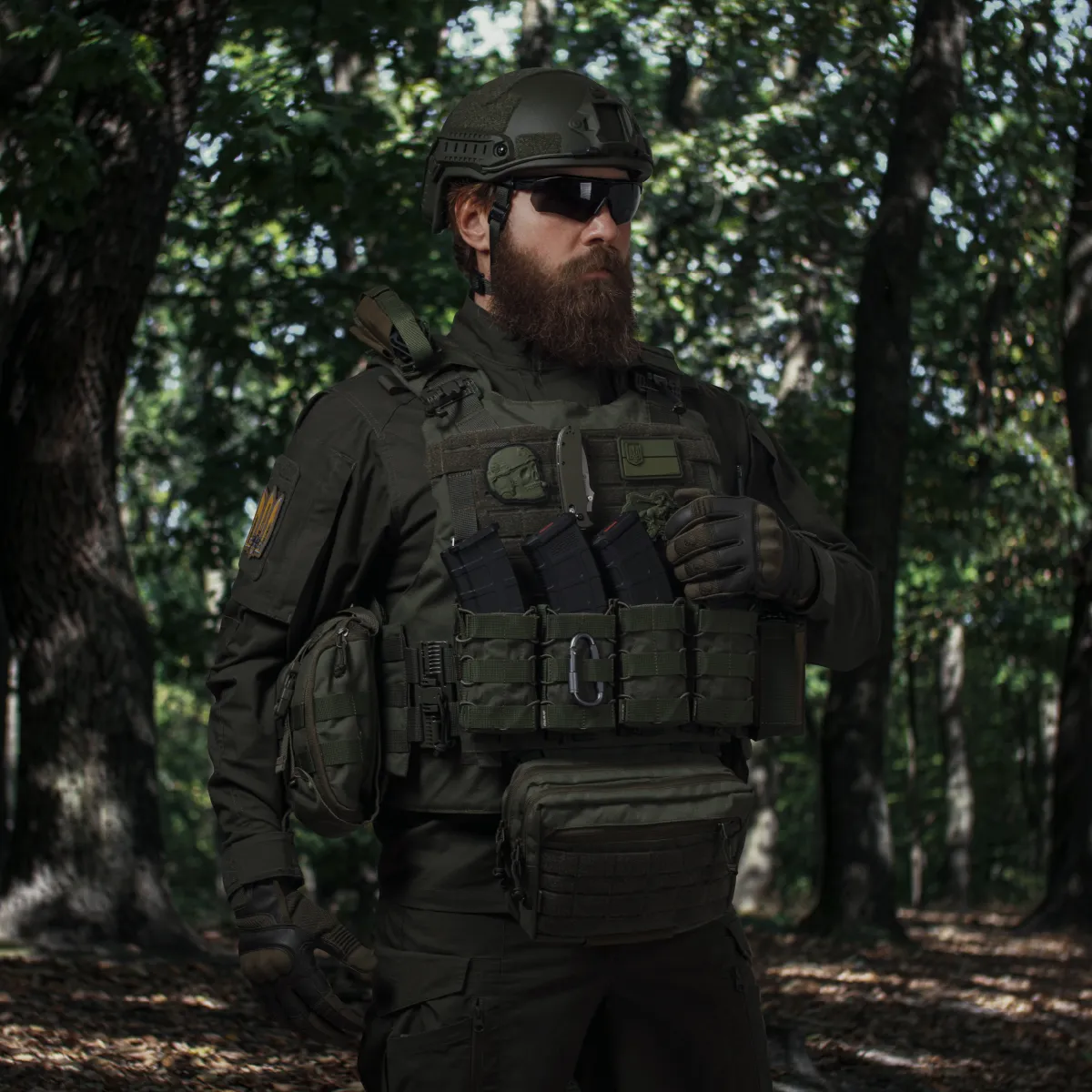 Комплект спорядження Vest Full (based on IBV) S/M без балістичного захисту. Олива 14