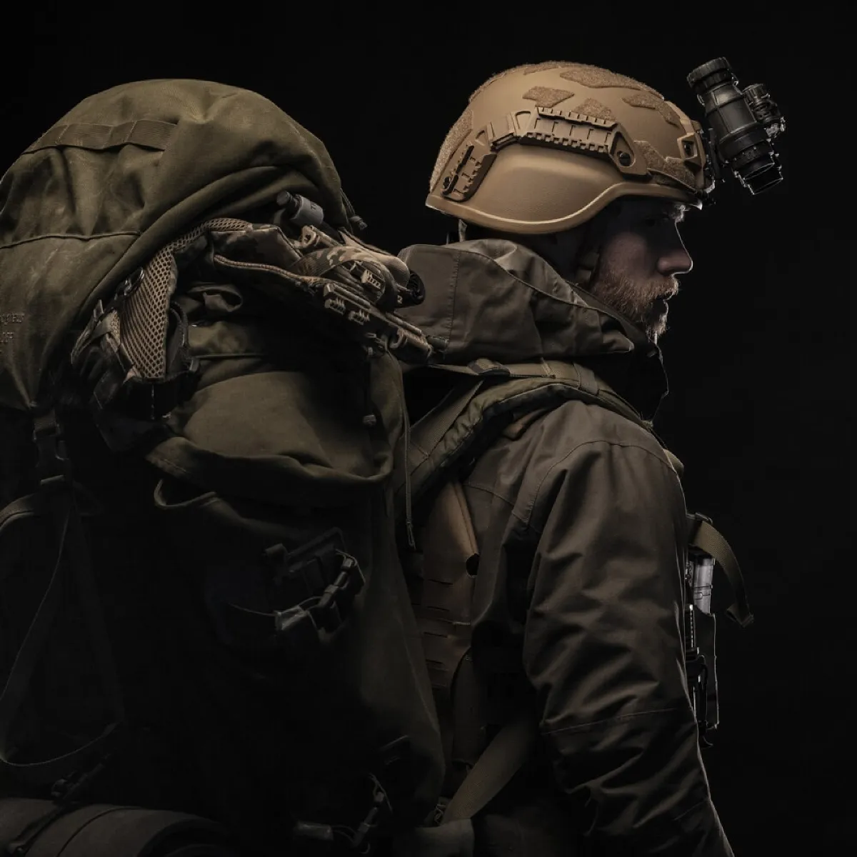 Келларовый шлем ARCH Helmet (ECH) MICH с увеличенной площадью защиты. Олива 9