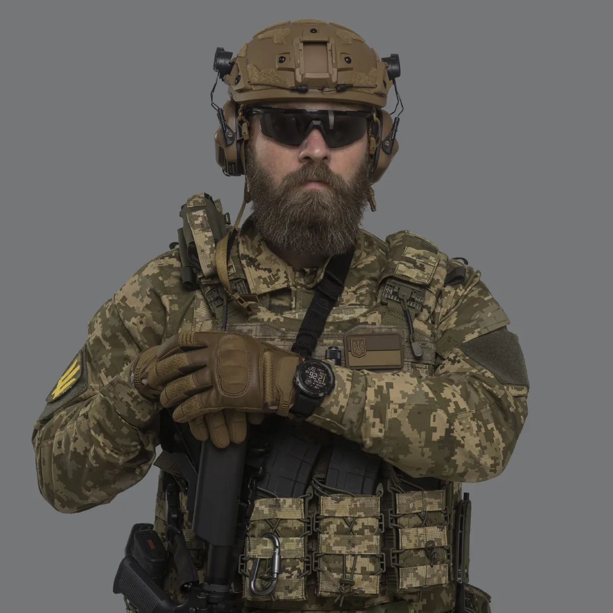 Активные наушники Earmor M31H (Helmet version) с креплением ARC rail. Койот 6