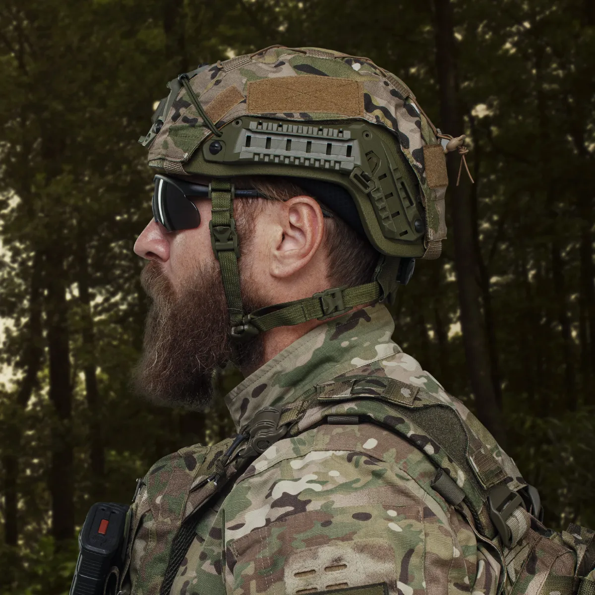 Маскировочный кавер для шлема Sestan-Busch (Хорватия). Мультикам. M 5