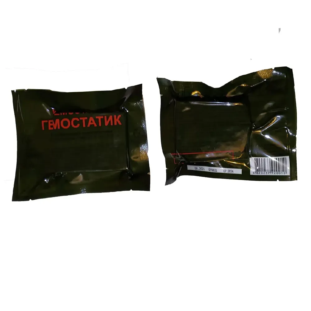 Кровоспинний бинт Гемостатик, гофрований 7,5 см х 3,6 м 3