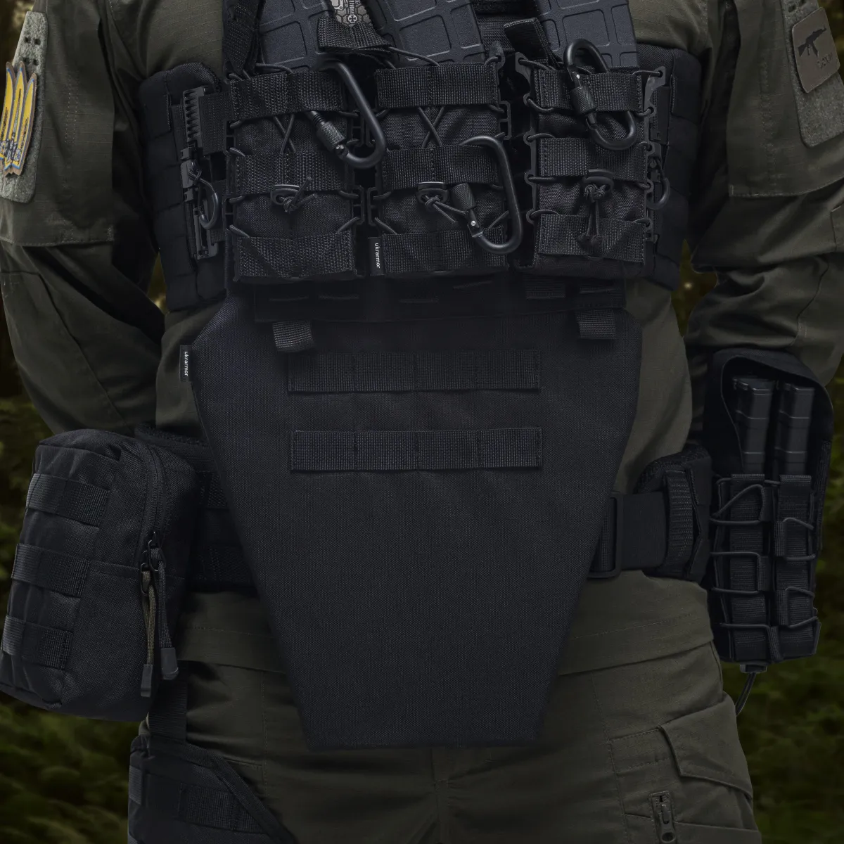 Протиуламковий фартух 2-го класу захисту (з балістичним пакетом). Розмір L. Чорний 4