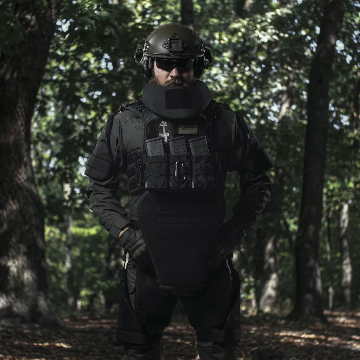 Бронекостюм TAG Pro Level II (Tactical Armored Gear). Класс защиты – 2. Черный 3