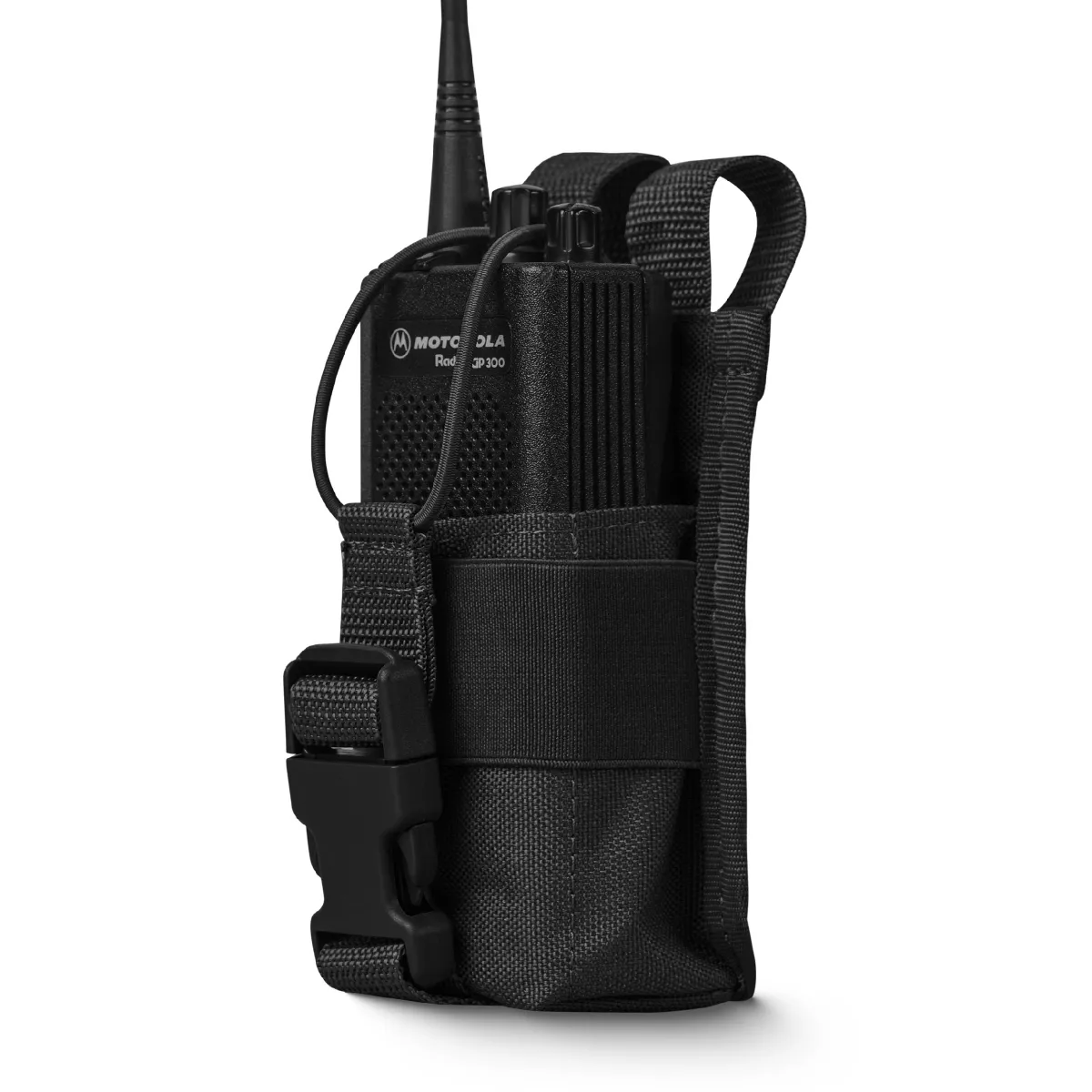 Підсумок для рації. Кріплення Molle. Cordura 1000. Колір Чорний