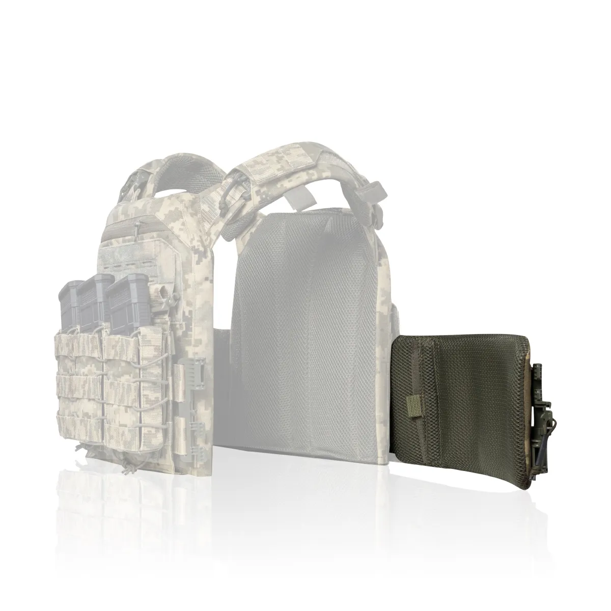 Сменные боковые камербанды (чехлы) для плитоноски. Размер XL, 40х16 см. Пиксель (мм-14) 8