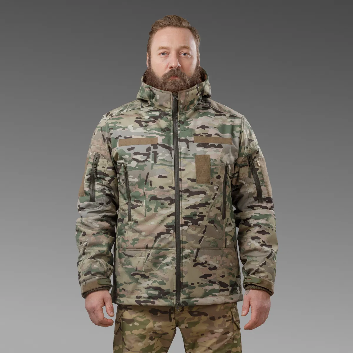 Куртка тактична Softshell All Weather 3 in 1 (до -20°C). Чорний 4