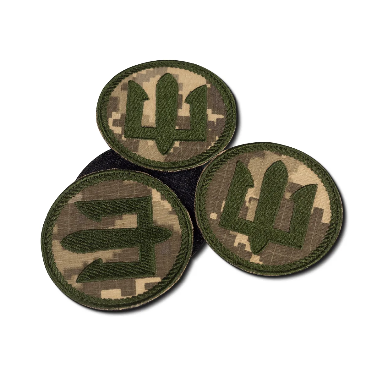 Шеврон (нашивка) Морская пехота ВСУ, 8х8 см. Пиксель (мм-14) 3