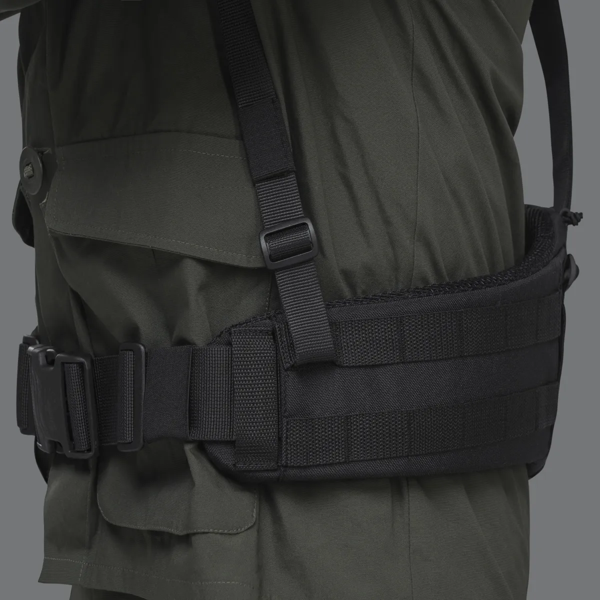 Тактичний розвантажувальний пояс 2-го класу захисту. Чорний. S/M 4