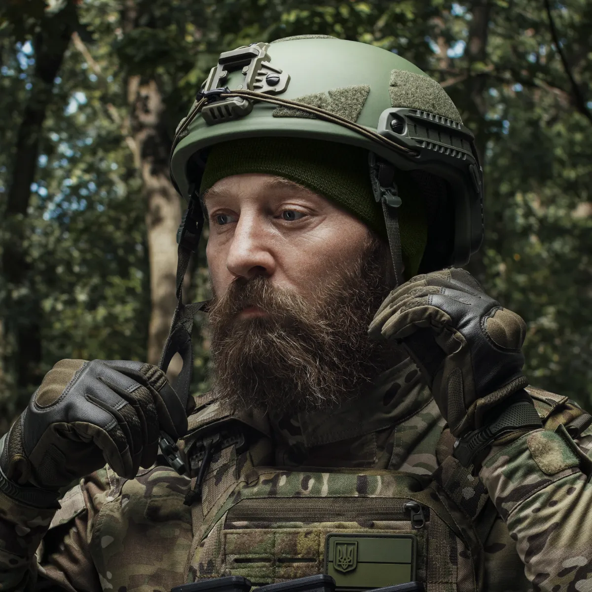 Шапка тактична Helmet Hood під шолом. Колір Олива 3