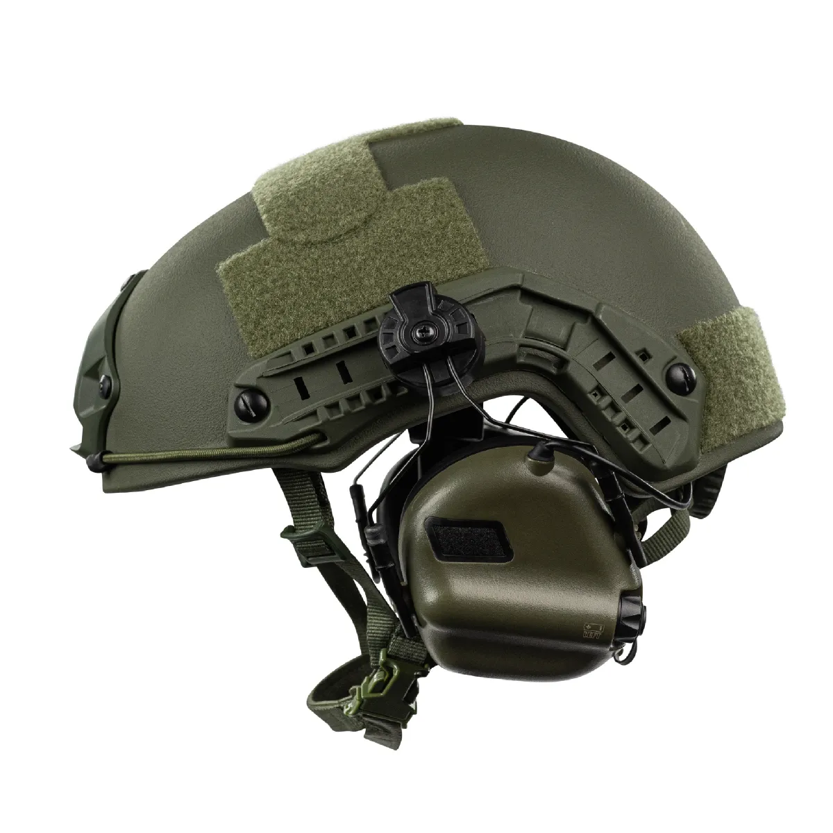 Активні навушники Earmor M31H (Helmet version) з кріпленням ARC rail. Олива 7