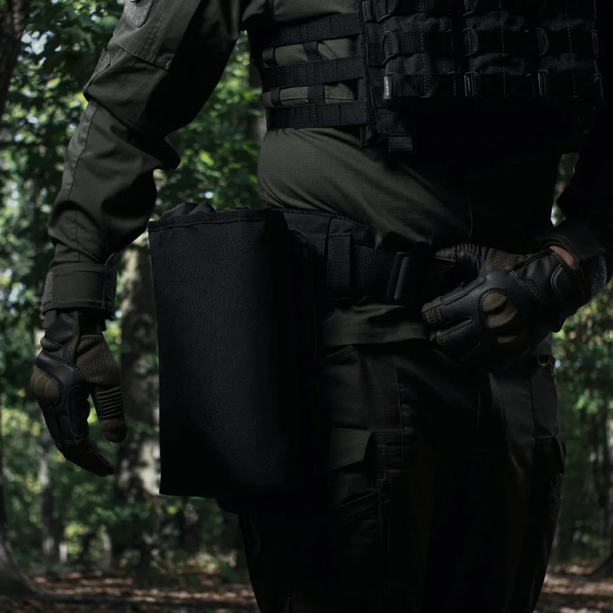 Сумка для скидання магазинів 2.0. Компактна. Кріпиться на MOLLE. Чорний 4