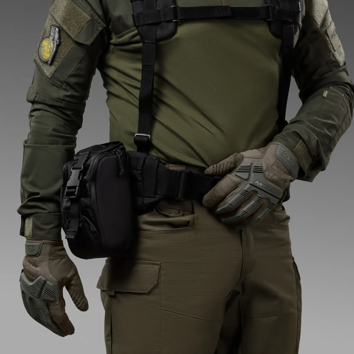 Підсумок-органайзер аптечка. Кріплення Molle. Cordura 500D. Чорний 8