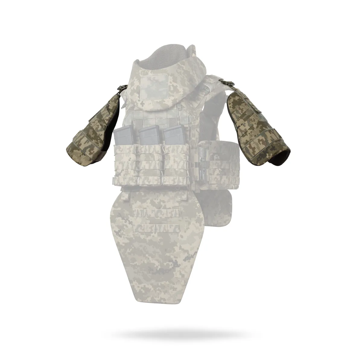 Плечевая защита с баллистическими пакетами 2-го класса. STANAG 2920. Пиксель (мм-14) 5