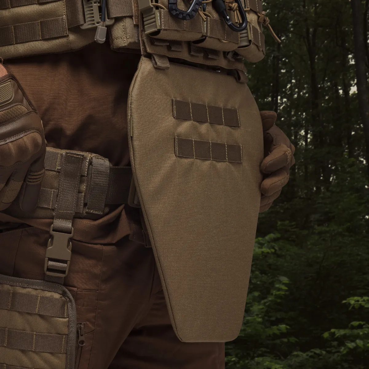 Противоосколочный фартук 2-го класса защиты (с баллистическим пакетом). Размер XL. Койот 5