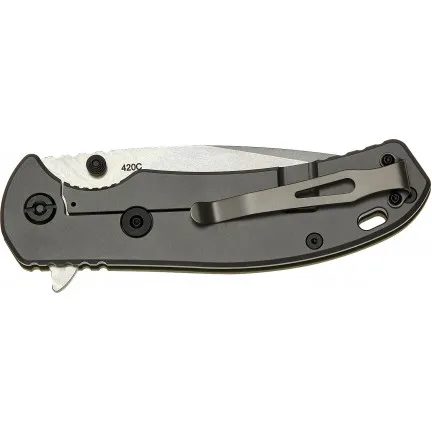 Нож раскладной SKIF Sturdy II SW, длина 217 мм. Рукоятка G10. Цвет олива 4