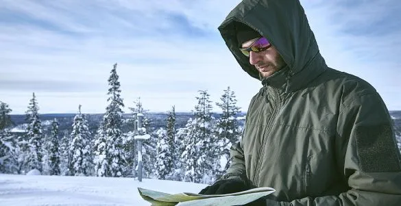 Куртка Level 7 Helikon-Tex Climashield® Apex. ECWCS. Flecktarn 3