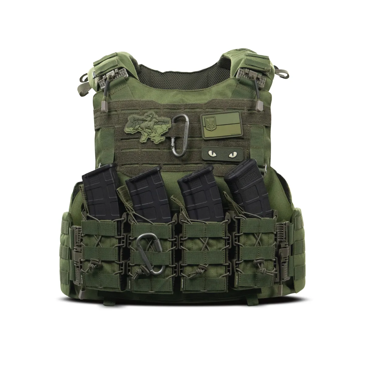 Бойовий бронежилет IBV-2 (Stanag 2920). Вага 4.3 кг. Збільшена площа захисту. Олива. L/XL 5