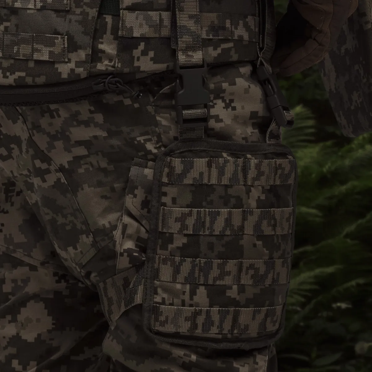 Платформа на стегно (S/M). Cordura 1000. Кріплення Molle. Піксель (мм-14) 2