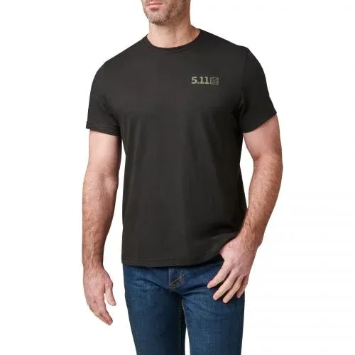 Футболка 5.11 Tactical Brew Grounds з малюнком на спині. Колір black 3