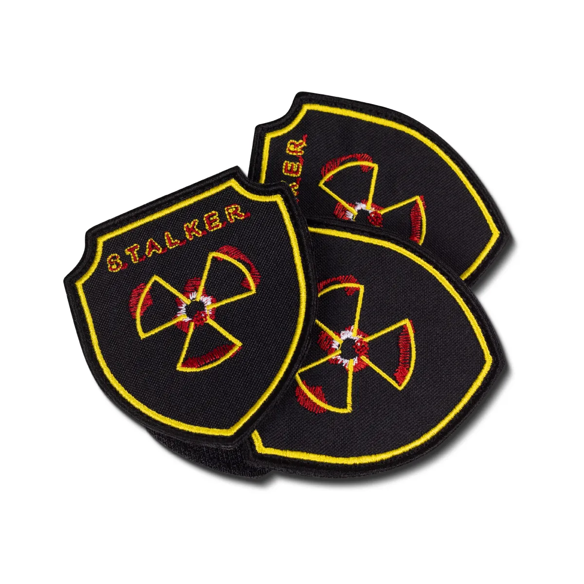 Шеврон (нашивка) S.T.A.L.K.E.R., 8.5х8 см. Помаранчево-чорний 4