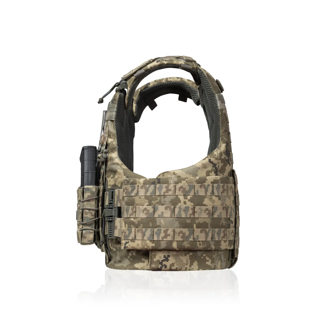 Бойовий бронежилет IBV-2 (Stanag 2920). Вага 4.3 кг. Збільшена площа захисту. Піксель (мм-14).  L/XL 5