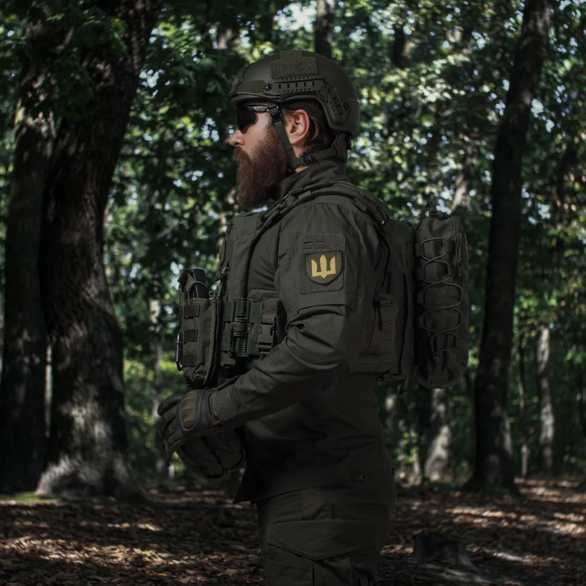 Тактический рюкзак на 10 л. Крепление Molle. Cordura 1000D. Олива 7