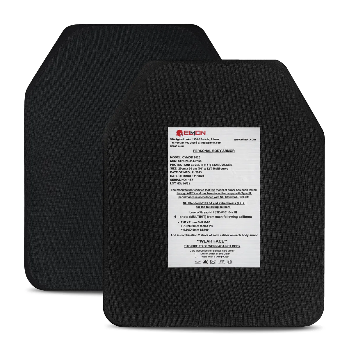 Бронежилет 3 (+++) уровня NIJ (PRO). Вес 4 кг. Керамические плиты Elmon 1.65 кг. Мультикам 4