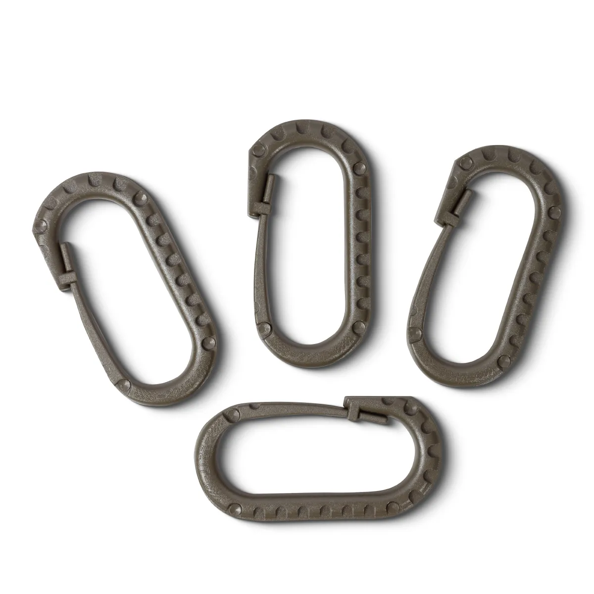 Карабін пластиковий універсальний, 60 х 40 мм. Колір Олива 2