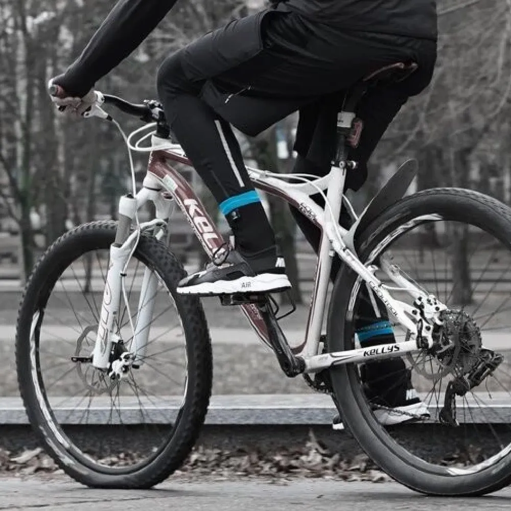 Водонепроникні шкарпетки Dexshell Running Lite Socks. Сині смужки 4