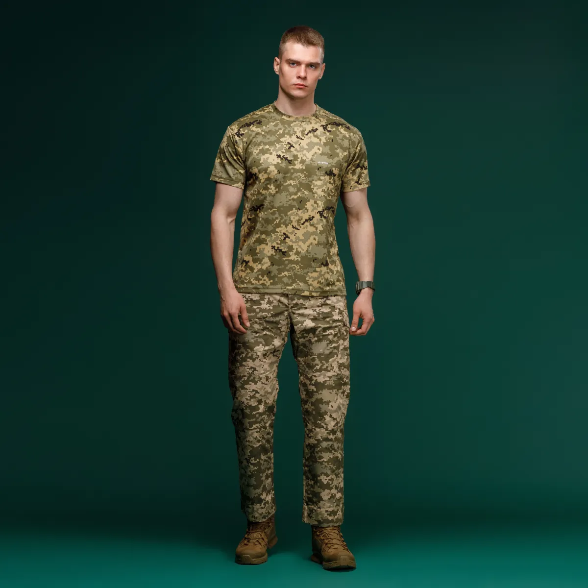 Футболка сетчатая AIR Coolmax. Легкая и хорошо отводит влагу. Пиксель (мм-14) 4