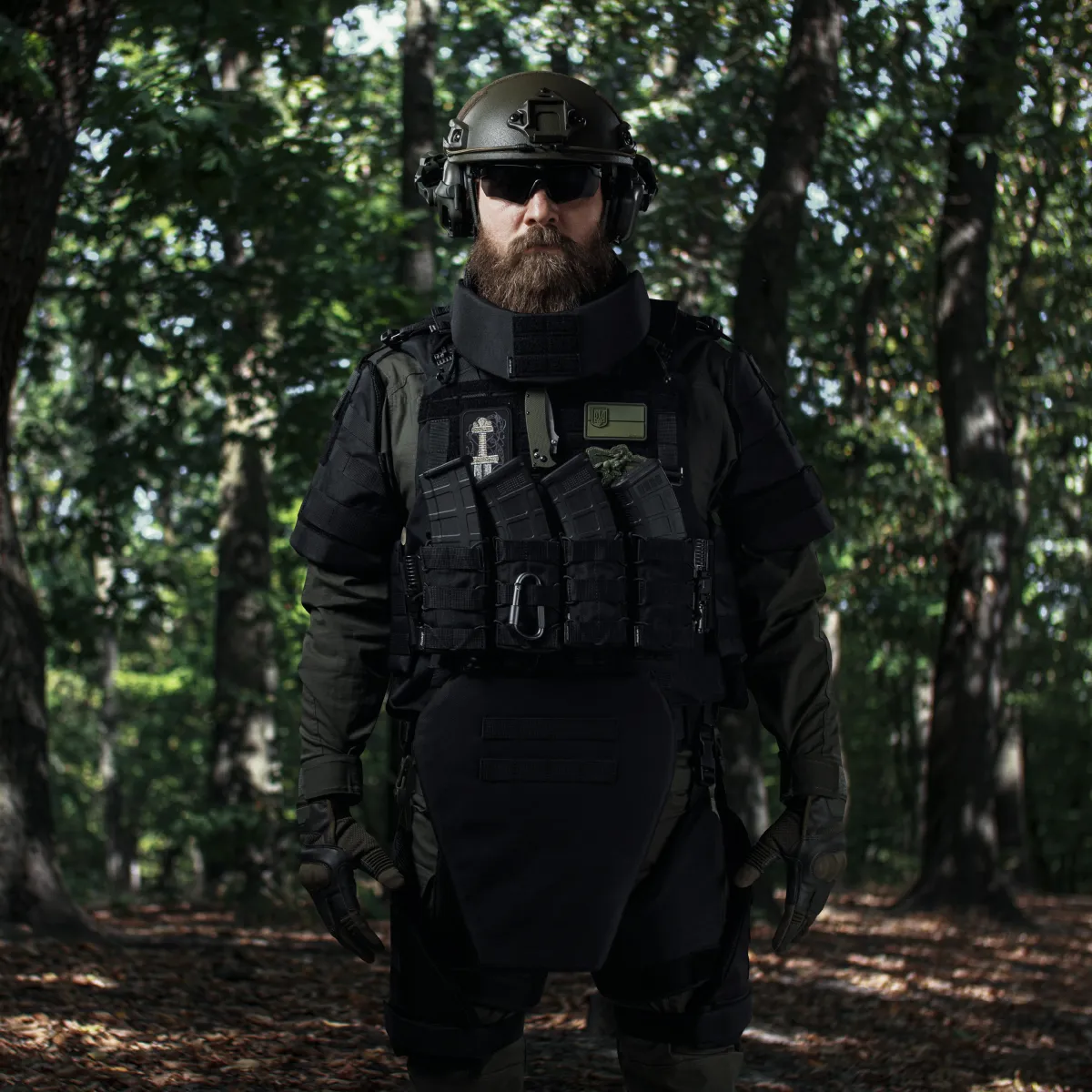 Баллистическая защита шеи Gen 2 (и верхней части спины) 1-го класса. Черный 4