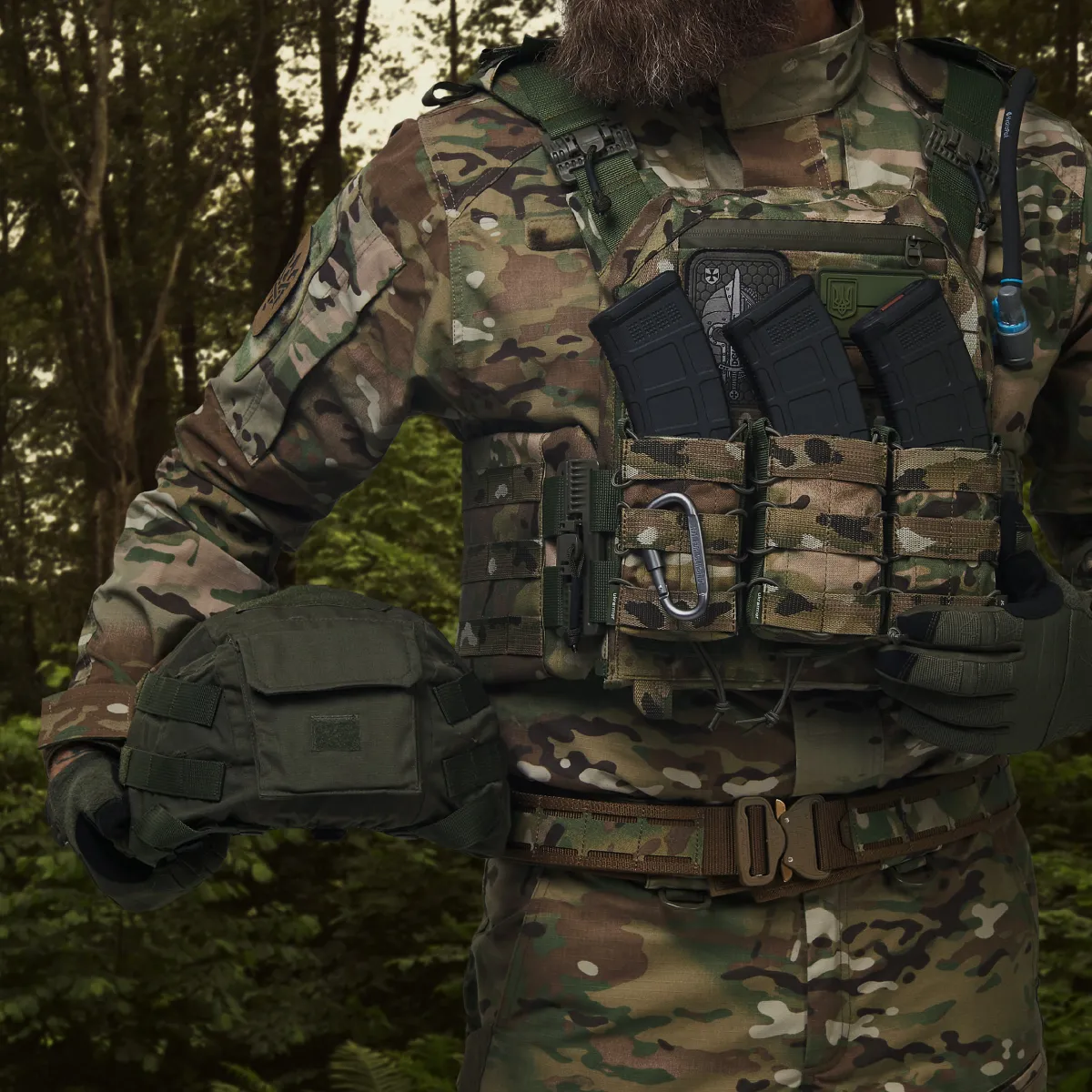 Кавер маскировочный Defcon 5 (подходит для шлемов с ушами). Цвет Олива 3