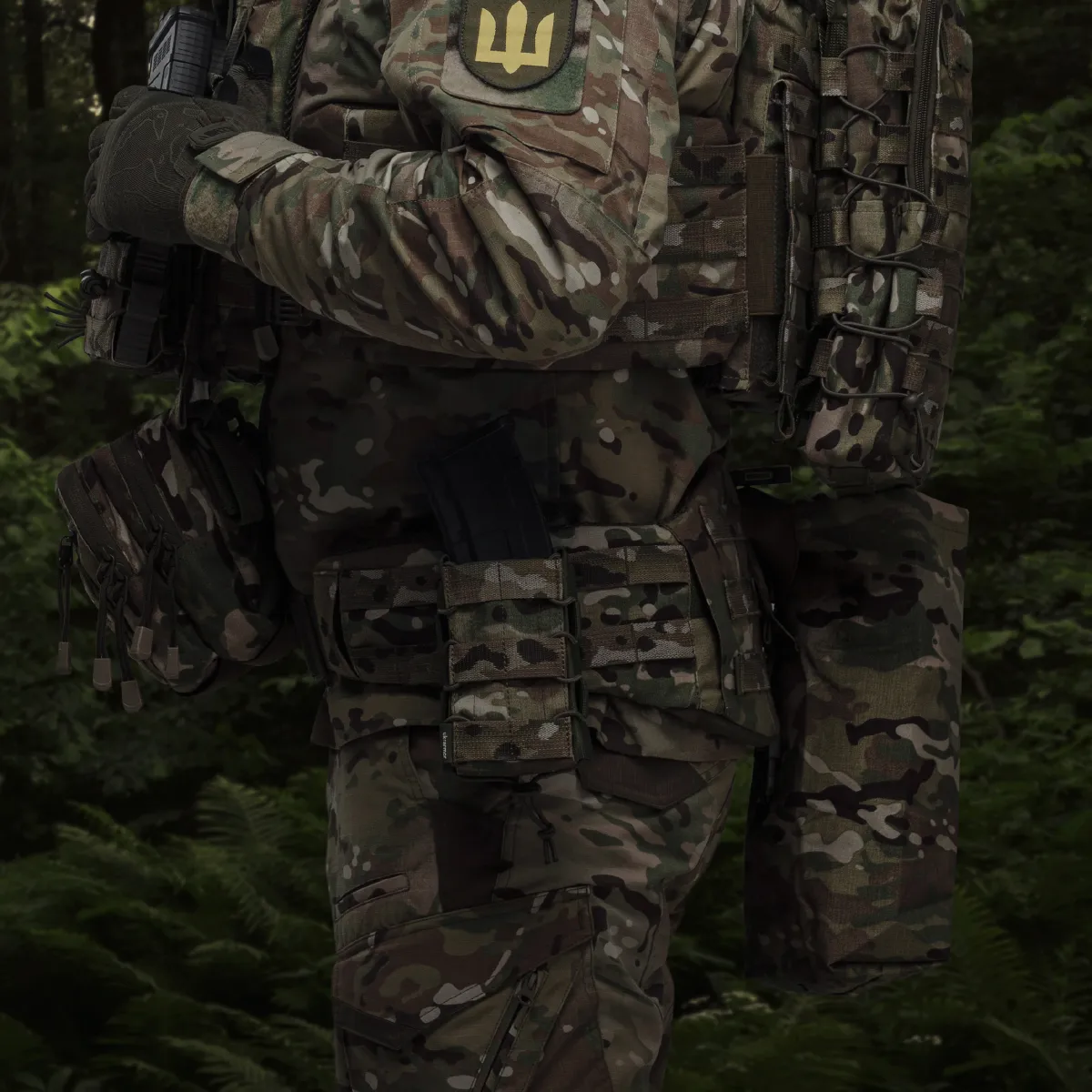 Сумка скидання магазинів. Кріплення Molle. Cordura 1000. Колір Мультикам 2