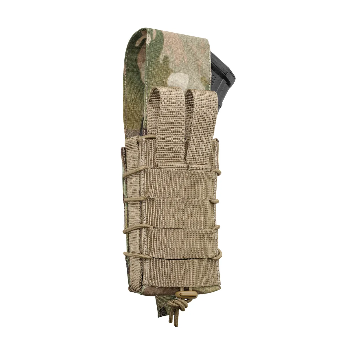 Одинарный закрытый подсумок с клапаном под магазин АК/АR. Мультикам. 7